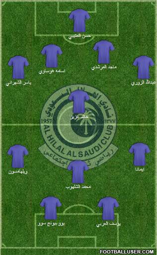 Al-Hilal (KSA) Formation 2011