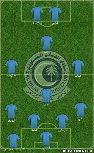 Al-Hilal (KSA) Formation 2011