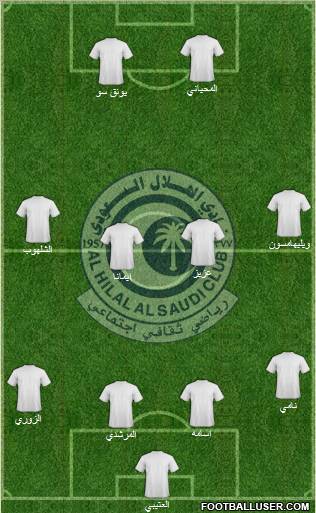 Al-Hilal (KSA) Formation 2011