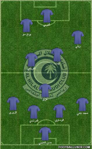 Al-Hilal (KSA) Formation 2011