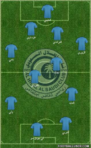 Al-Hilal (KSA) Formation 2011