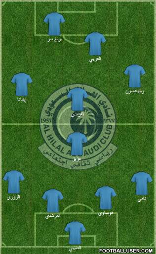 Al-Hilal (KSA) Formation 2011