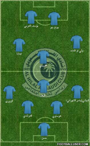 Al-Hilal (KSA) Formation 2011