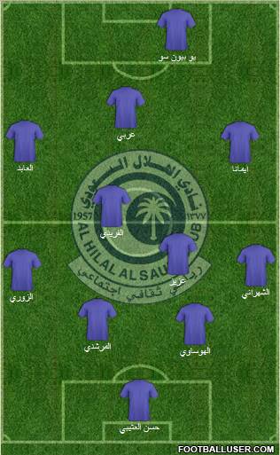 Al-Hilal (KSA) Formation 2011