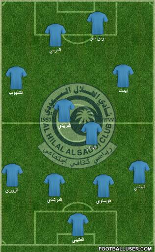 Al-Hilal (KSA) Formation 2011