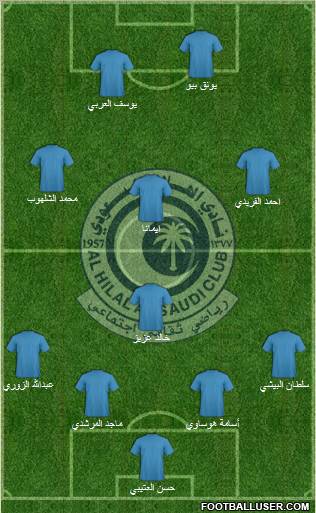 Al-Hilal (KSA) Formation 2011