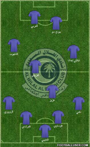 Al-Hilal (KSA) Formation 2011