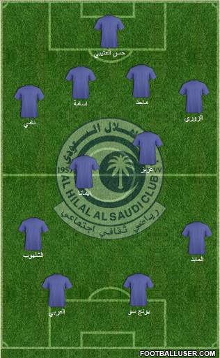 Al-Hilal (KSA) Formation 2011