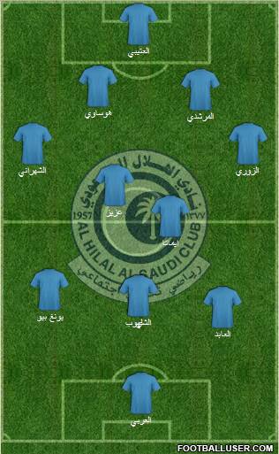 Al-Hilal (KSA) Formation 2011