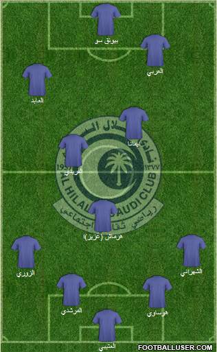 Al-Hilal (KSA) Formation 2011