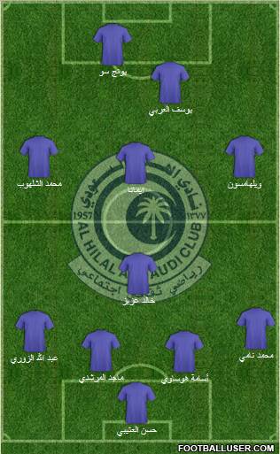 Al-Hilal (KSA) Formation 2011