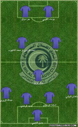 Al-Hilal (KSA) Formation 2011