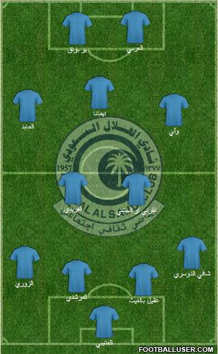 Al-Hilal (KSA) Formation 2011