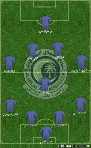 Al-Hilal (KSA) Formation 2011