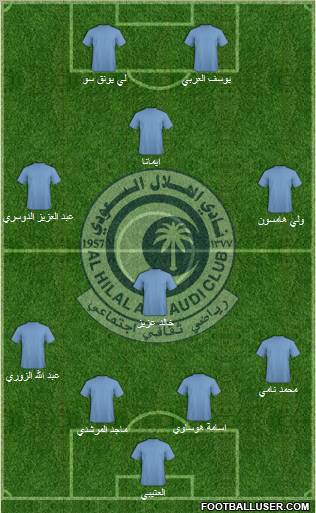 Al-Hilal (KSA) Formation 2011