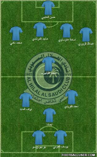 Al-Hilal (KSA) Formation 2011