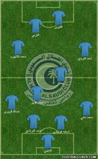 Al-Hilal (KSA) Formation 2011