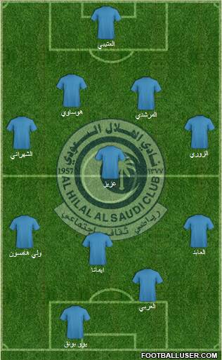 Al-Hilal (KSA) Formation 2011