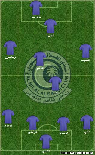 Al-Hilal (KSA) Formation 2011