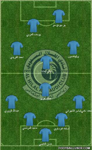 Al-Hilal (KSA) Formation 2011