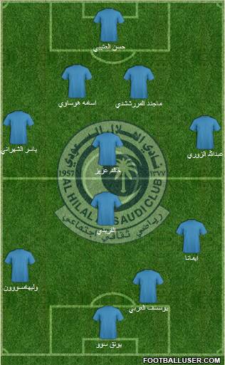 Al-Hilal (KSA) Formation 2011