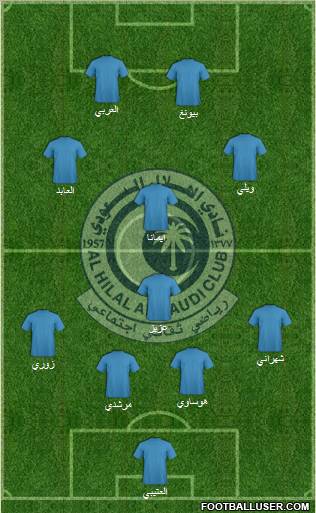 Al-Hilal (KSA) Formation 2011