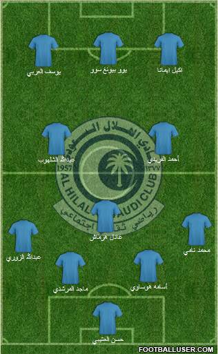 Al-Hilal (KSA) Formation 2011