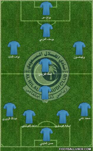 Al-Hilal (KSA) Formation 2011