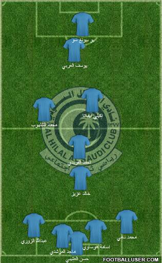 Al-Hilal (KSA) Formation 2011