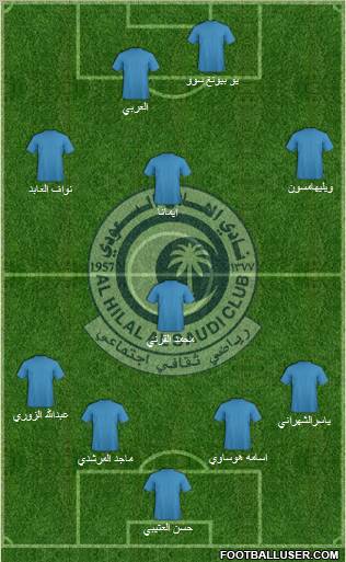 Al-Hilal (KSA) Formation 2011