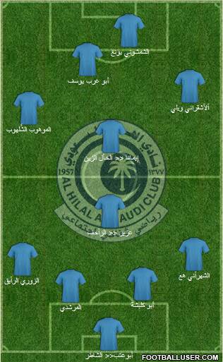 Al-Hilal (KSA) Formation 2011