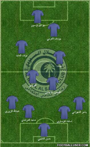 Al-Hilal (KSA) Formation 2011