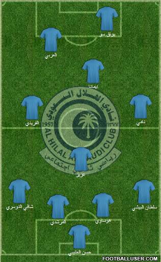 Al-Hilal (KSA) Formation 2011