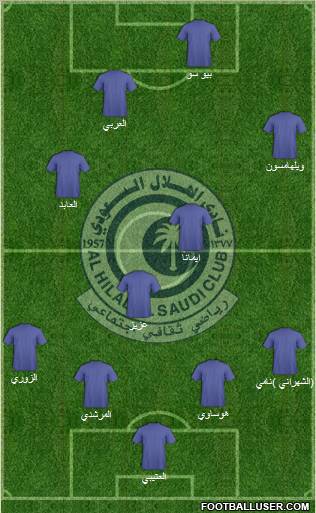 Al-Hilal (KSA) Formation 2011