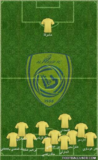 Al-Nassr (KSA) Formation 2011