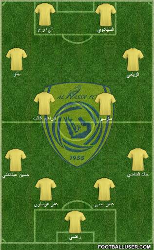 Al-Nassr (KSA) Formation 2011