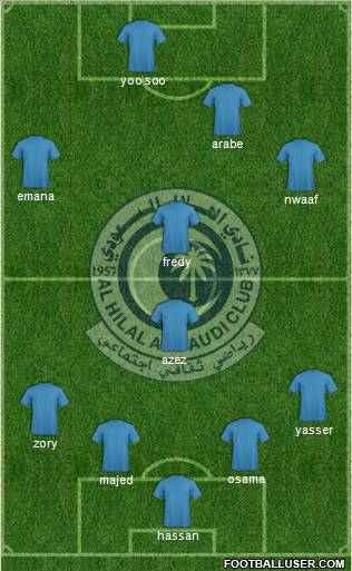 Al-Hilal (KSA) Formation 2011