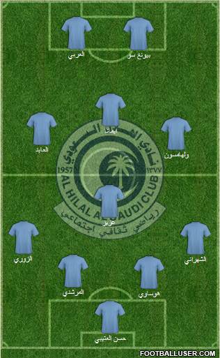 Al-Hilal (KSA) Formation 2011