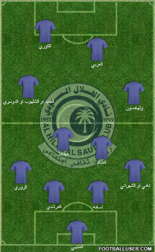 Al-Hilal (KSA) Formation 2011