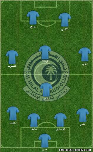 Al-Hilal (KSA) Formation 2011