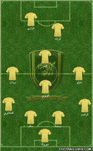 Al-Ittihad (KSA) Formation 2011