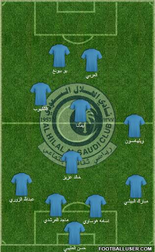 Al-Hilal (KSA) Formation 2011