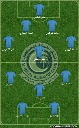 Al-Hilal (KSA) Formation 2011