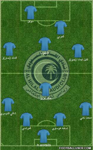 Al-Hilal (KSA) Formation 2011