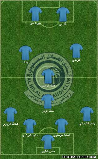 Al-Hilal (KSA) Formation 2011