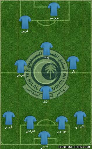 Al-Hilal (KSA) Formation 2011