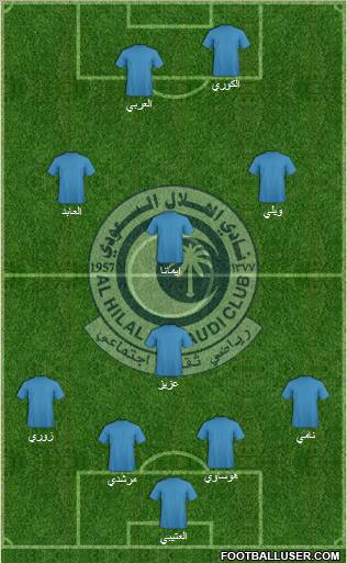 Al-Hilal (KSA) Formation 2011