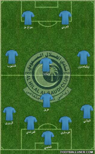 Al-Hilal (KSA) Formation 2011