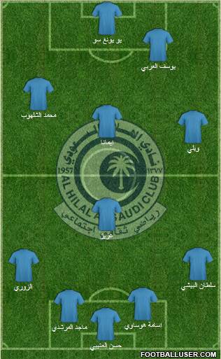 Al-Hilal (KSA) Formation 2011