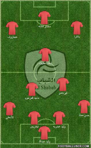 Al-Shabab (KSA) Formation 2011